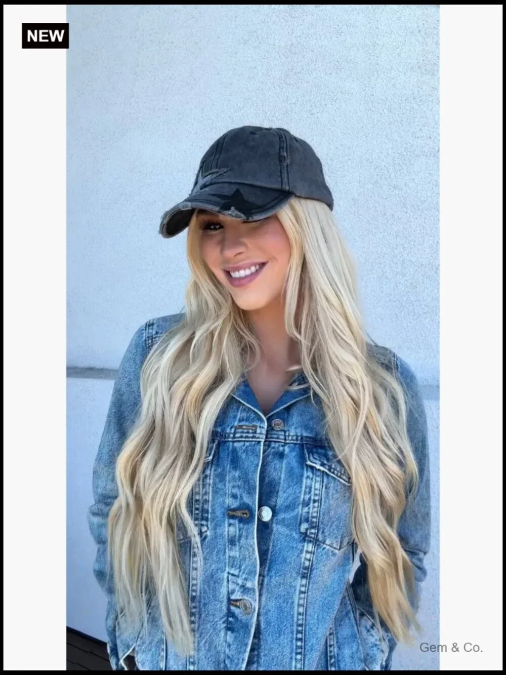 Vintage Distressed Low Profile Cotton Baseball Hat Adjustable